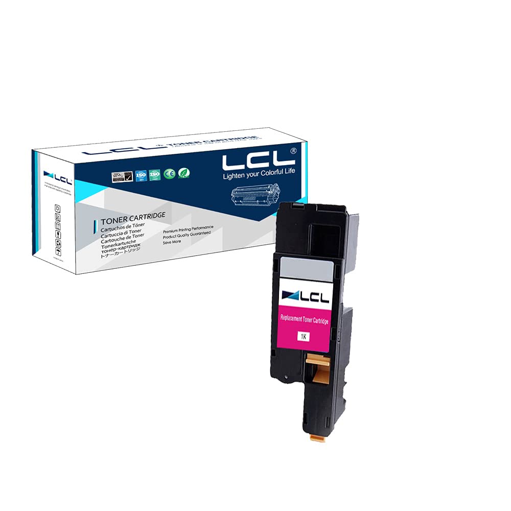 LCL Compatible Toner Cartridge Phaser 6020 106R02757 (1 Magenta) Replacement for Xerox Phaser 6020 6022 Work Centre 6025 6027 Series Printers