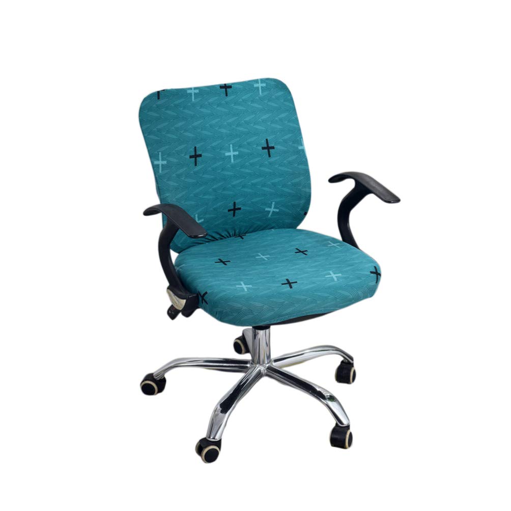 VOSAREA Computer Office Chair Cover Stretchable Desk Chair Covers for Office