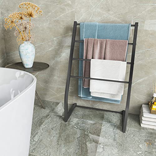Giikin Towel Racks for Bathroom, 4 Tier Free Standing Bathroom Towel