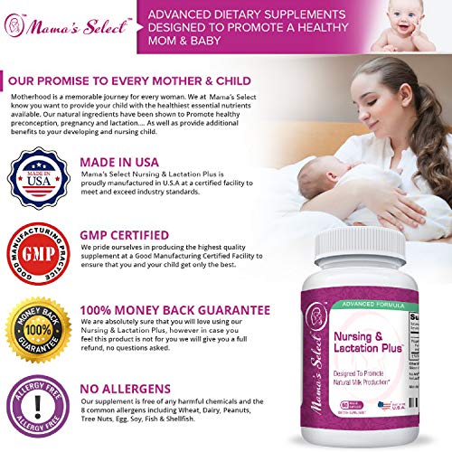 Breastfeeding Supplement with Fenugreek Plus Blessed Thistle, Fennel Seed, & Marshmallow Root