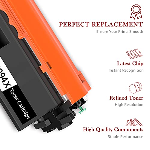 Toner Kingdom CF294X Compatible Toner Cartridge for HP 94X CF294X for Laserjet Pro MFP M148dw M148fdw M148, Laserjet Pro M118dw M118 (Black, 2-Pack)
