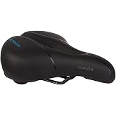 Cloud-9 Metroline Airflow Bike Saddle &ndash; Comfort Bike Seat for Ebikes, Cruisers, and Comfort Bikes &ndash; Comfortable Memory Foam Bicycle Seat for Men &amp; Women