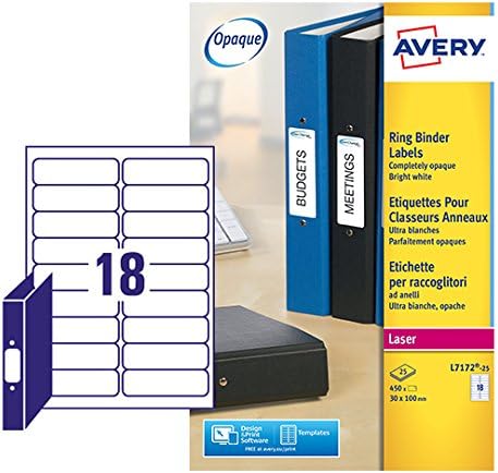 Etiquettes Dos De Classeur | L7701-25