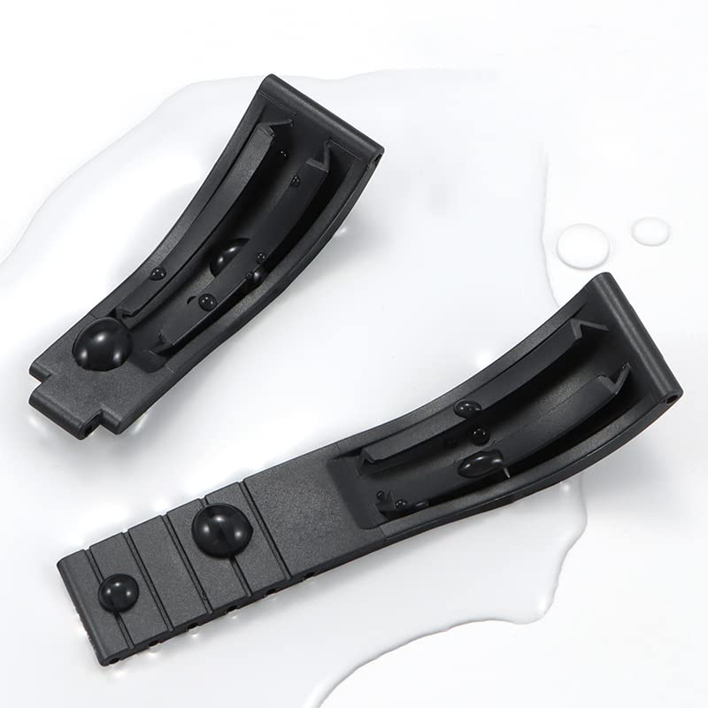 Wentokye Rubber Watchband For Rolex SUBMARINER GHOST DATEJUST OYSTERPERTUAL DAYTONA YACHTMASTER Deployment Buckle 20mm Rolex Rubber Strap Replacement