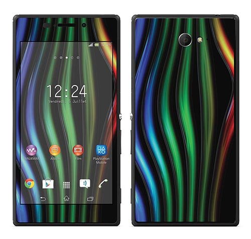 Royal Sticker RS.72979 Rainbow Tubes Sticker for Sony Xperia M2