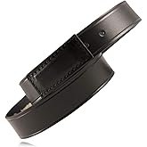Boston Leather 1 1/2 Covered Buckle Mechanics/Movers Belt, Black - 6585-1-M