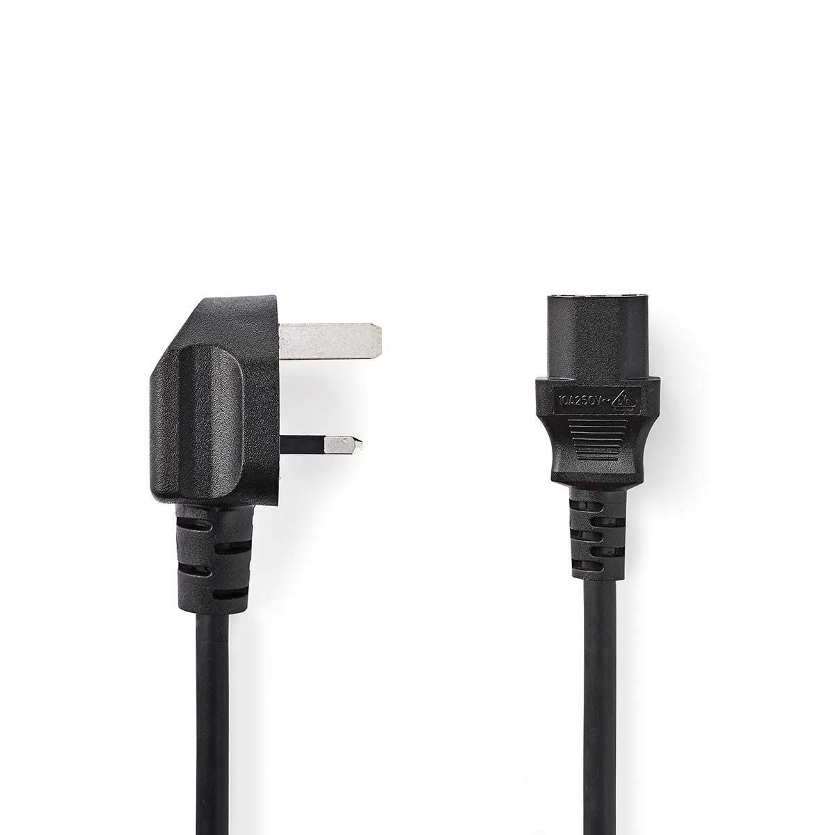 Nedis Power Cable Connector Type G (United Kingdom), 2 m