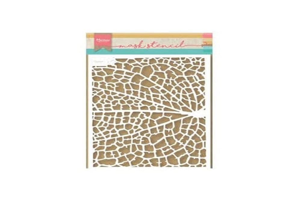Marianne Design Stencils, Grain of Sheets, Scrapbooking, Card Making and Craft with Paper, Plastic, White, Small