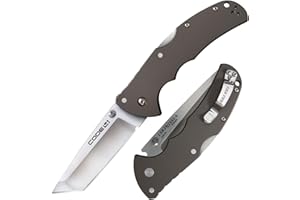 Cold Steel Code 4 3.5" S35VN Razor-Sharp Blade 5" 6061 Aluminum Handle Everyday Carry Tactical Folding Knife w/Tri-Ad Locking Mechanism