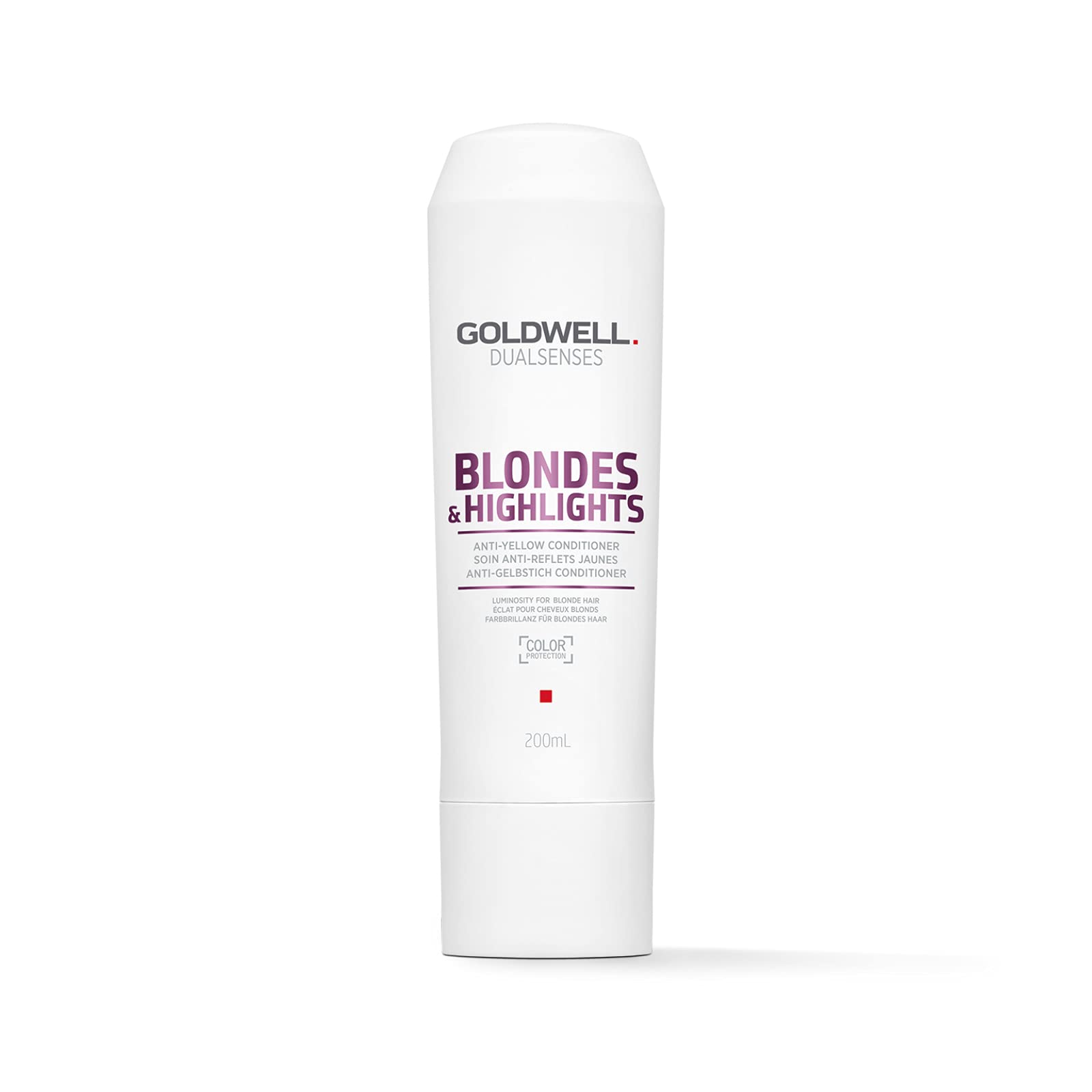 Goldwell Dualsenses Blondes & Highlights Anti-Yellow Conditioner, For Blonde & Highlighted Hair, Detangles Immediately, 200ml