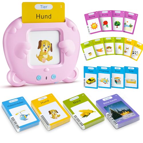 Talking Flash Cards for Toddler (German (Pink)