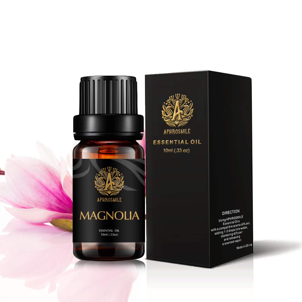 Aromatherapy Magnolia Essential Oil for Diffuser & Humidifier, Therapeutic Grade, 0.33oz-10ml