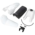 White Plastic Kit – Yamaha PW80 PW 80 – Fuel Tank, Seat, Fenders – PeeWee