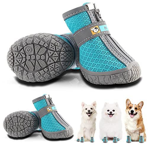 Hcpet Dog Shoes for Small Dogs Boots, Breathable Dog Booties Paw