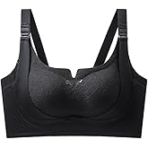 Custom-Lift Bust Shaping Bra, Wireless Comfy Push up Bras, Super Gather Wireless Push-Up Bras