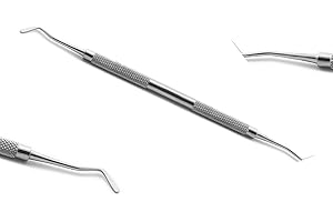 MEDSPO Professional Dental Probes Composite Filling Plugger | William Who | Explorer Root Pulp Canal Spreader Scaler | Ball Burnishers Tartar Remover | Instruments (FILLING 756)