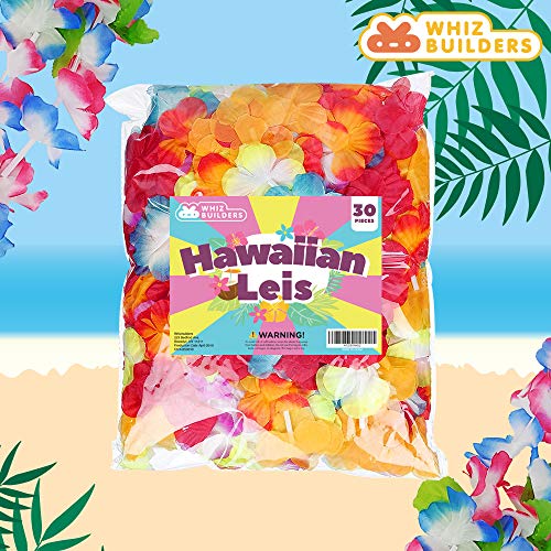 Hawaiian Leis Bulk Luau Moana Party Supplies Favors 30pcs Hawaii