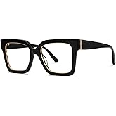 VOOGLAM Square Blue Light Glasses for Women Men Anti Eyestrain Dry Eyes Computer Phone TV Eyewear Ibrahim