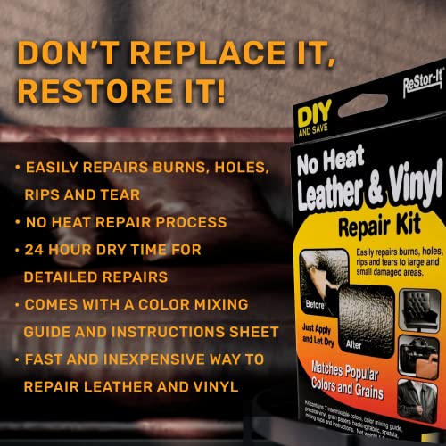 Master Manufacturing Leather Repair Kit — Restorit No Heat Leather