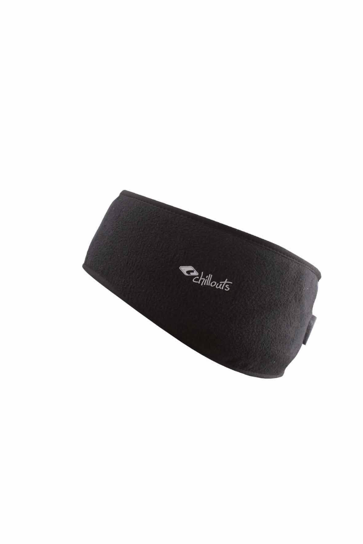 Chillouts Freeze Fleece Headband - Black, one size