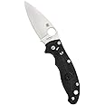 Spyderco Manix 2 Black Plain Edge Knife