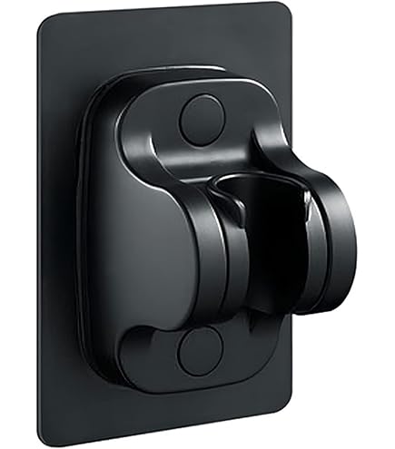 Handshower Head With Stainless Steel Hose & Plastic Bracket – Wall-Mounted, Chrome Finish, Matte Black Option – Bathroom Accessory Set