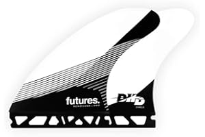 FUTURES Future Fins DHD Honeycomb Large Tri Fin Set - Black/White