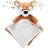 Riff Raff Baby Sleep Toy Soother - Musical Plush Fawn with White Noise &amp; Lullaby - Lovey Security Blanket for Newborns &amp; Infants