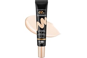 ARCHIDATE CC Color Correcting Full Coverage Cream SPF 50, CC Cream Foundation, Cover Blemish, Correcting Uneven Skin Tone, Oil Control, Lightweight Waterproof Long Lasting Hydrating CC Cream (Ivory)