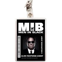 Amazon.com : MIB Men in Black Agent K ID Badge : Office Products
