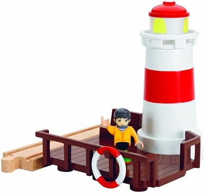 BRIO Lighthouse Wooden Railway Accessory with Sound and Light