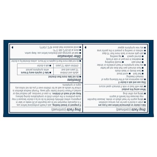 ADVIL DUAL ACTION BACK PAIN CAPLETS DELIVERS 125MG IBUPROFEN AND 250MG ACETAMINOPHEN PER DOSE FOR 8 HOURS OF BACK PAIN RELIEF – 144 COUNT
