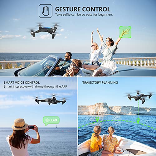 DEERC Drone with Camera for Adults and Kids 2K HD FPV Live Video, RC