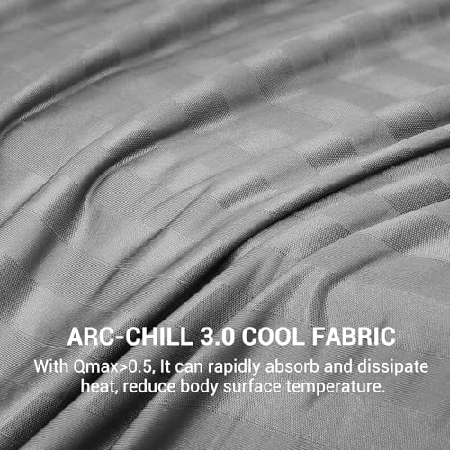Elegear Revolutionary Cooling Blanket King, Absorbs Heat for Night Sweats, Double Sided Arc-Chill 3.0 Cool Fiber Q Max ＞0.5, Lightweight Summer Blanket 90" x 108"