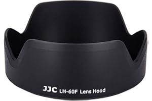JJC EW-60F Reversible Lens Hood for Canon RF-S 18-150mm F3.5-6.3 is STM Lens on EOS R7 R10 & for Canon EF-M 18-150mm F3.5-6.3