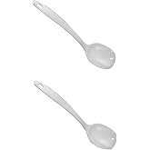Chef Craft Melamine Basting Spoon White Hard Plastic, 11-Inches Long (2-Pack)
