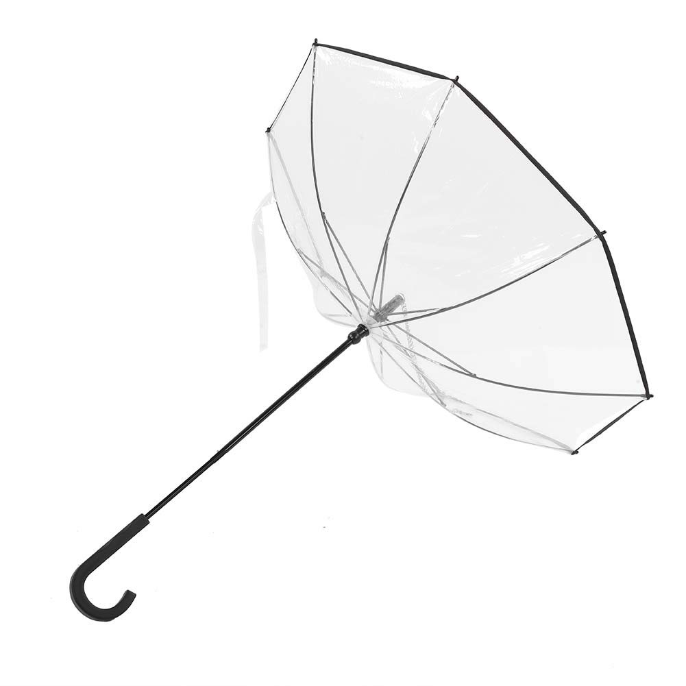 01 Pet Umbrella, Pet Adjustable Umbrella Rainproof Snow-Proof Pet Cat Umbrella Puppy Doggy Umbrella with Pulling Leash for Small Dogs(Transparent)