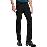 ETHANOL Mens Comfy Stretch Slim Fit Straight Casual Pants with 5 Pockets Design Pants