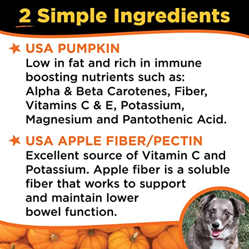 Diggin’ Your Dog Firm Up Pumpkin for Dogs & Cats, 100 Made in USA