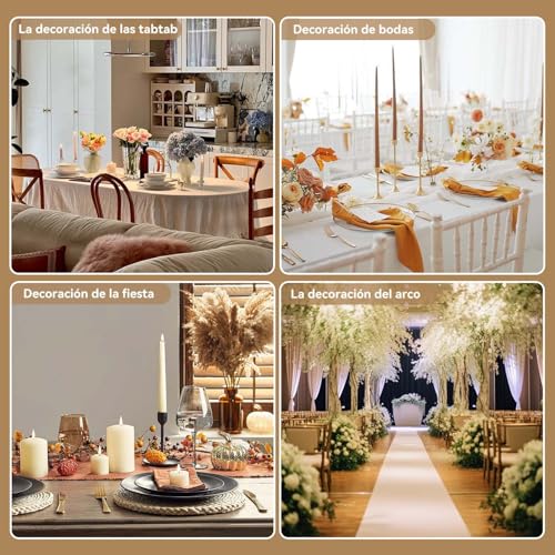 120PCS Decoración de Hierba de Pampas Secas Naturales,Colas de Conejo de Hierba Natural de la Pampa,Decoraciones de Hierba de Pampa Seca,Ramo de Hierba Carrizo para Sala de Estar,Cocina,Boda,Fiestas