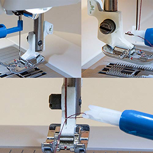 4PCS Sewing Machine Needle Inserter and Threader, Needle Threading Tool