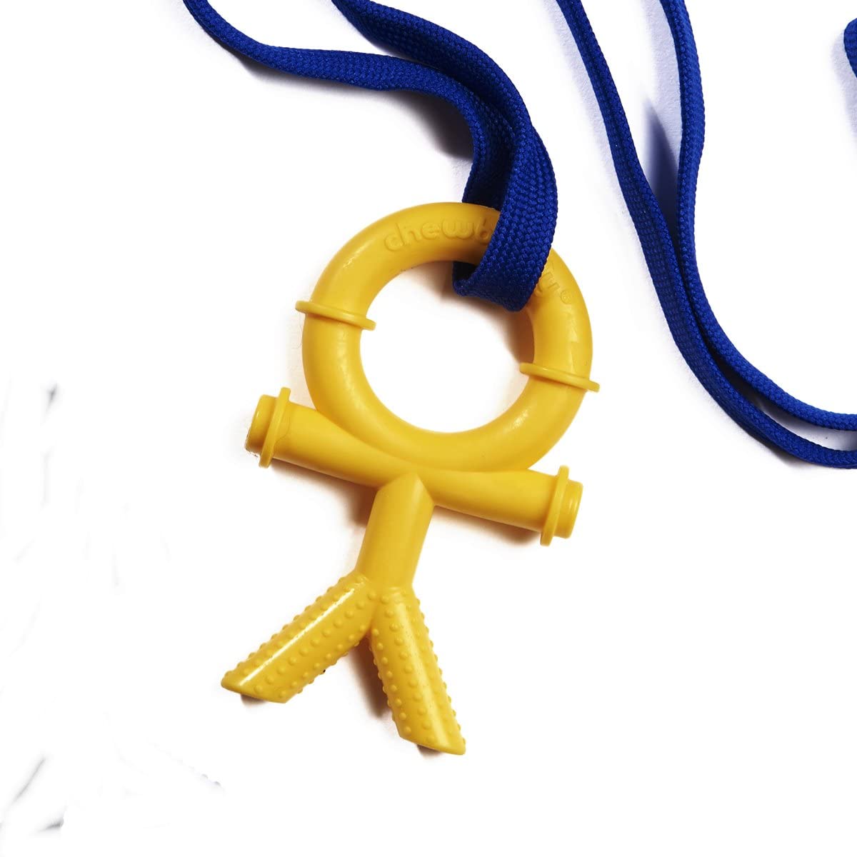 Sensory Direct Chewbuddy Tuff Stickman - Pack of 1, Strong Sensory Fidget Toy, Chew or Teething Aid | for Kids. Adults, Autism, ADHD, ASD, SPD, Oral Motor or Anxiety Needs - Yellow