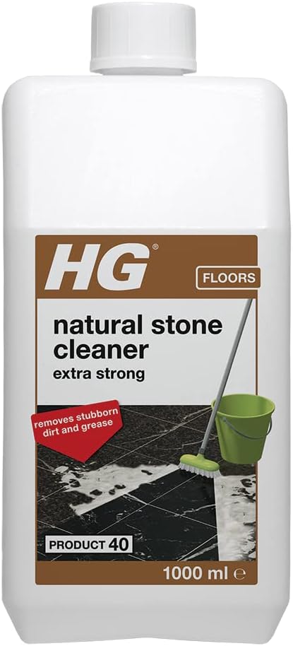 HG Natural Stone Cleaner Extra Strong 1L Grease Dirt Removal Shine Restore