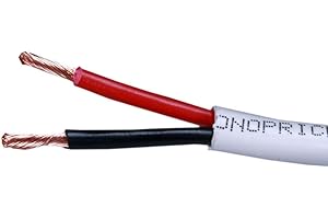 Monoprice 102820 100ft 14AWG CL2 Rated 2-Conductor Loud Speaker Cable (for In-Wall Installation) CL2 Rated | 2-Conductor
