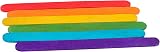 ZOENHOU 1000 Colored Popsicle Sticks 4.5 Inch Natural Wood Lolly Craft Sticks view 4