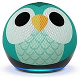 Echo Dot (5th Gen, 2022 release) Kids | Designed for kids, with parental controls | Owl