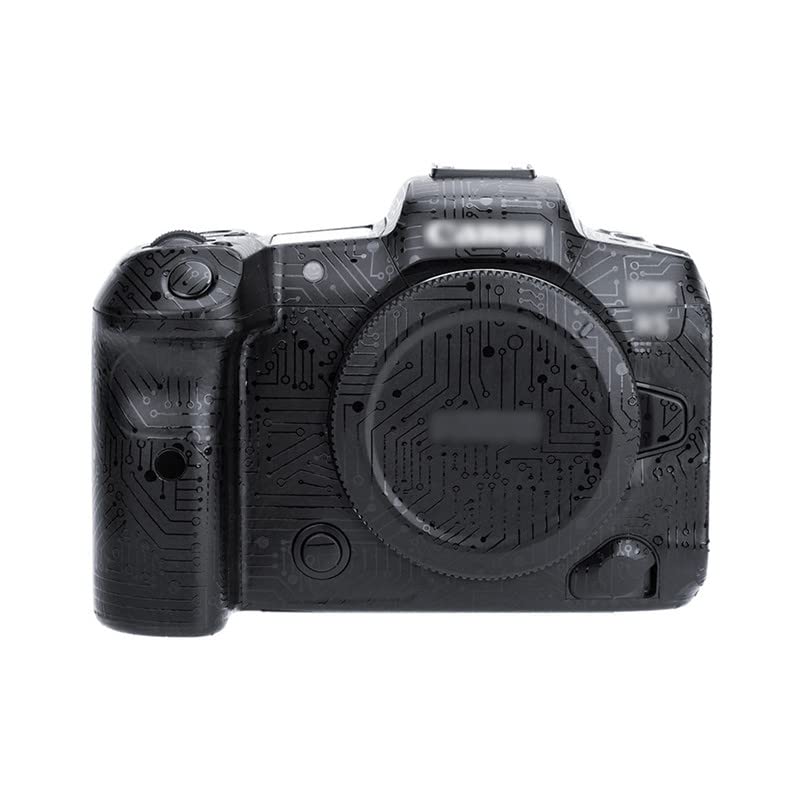 JJC Anti-scratch Protection Sticker Compatible with Canon EOS R5 Mirrorless Camera, Non-slip Camera body Skin Cover Film (Circuit Board Pattern)