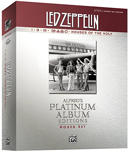 Led Zeppelin Authentic Guitar Tab Edition Boxed Set: Alfred's Platinum Album Editions: I-Houses of the Holy Platinum Ed.