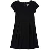 The Children's Place Girls' Short Sleeve Basic Skater Dress 2 Pack