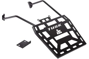 Tusk Ultra Heavy-Duty Utility Top Rack Luggage Carrier Tail Rack Large Platform Extra Supports Compatible with Yamaha TW200 1